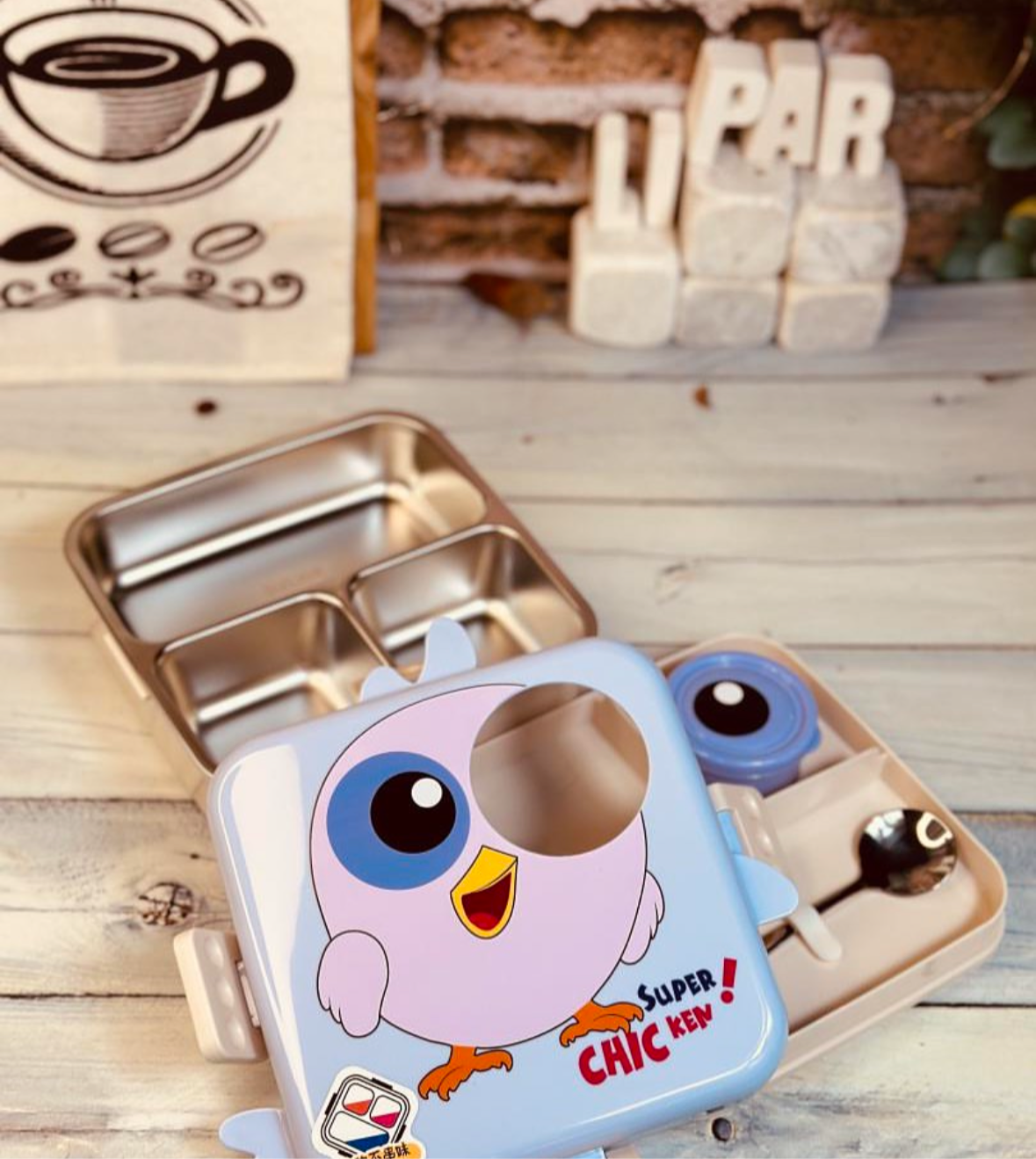 Dino Safari🦖 🐘 🦁 Carnival 🎪 Animal-Themed Bento Metal Lunchboxes Spill Free🔥