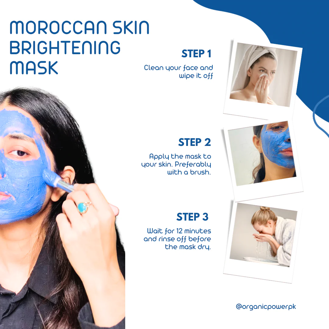 Moroccan Beauty Nila Powder | Brightening Mask | 50g