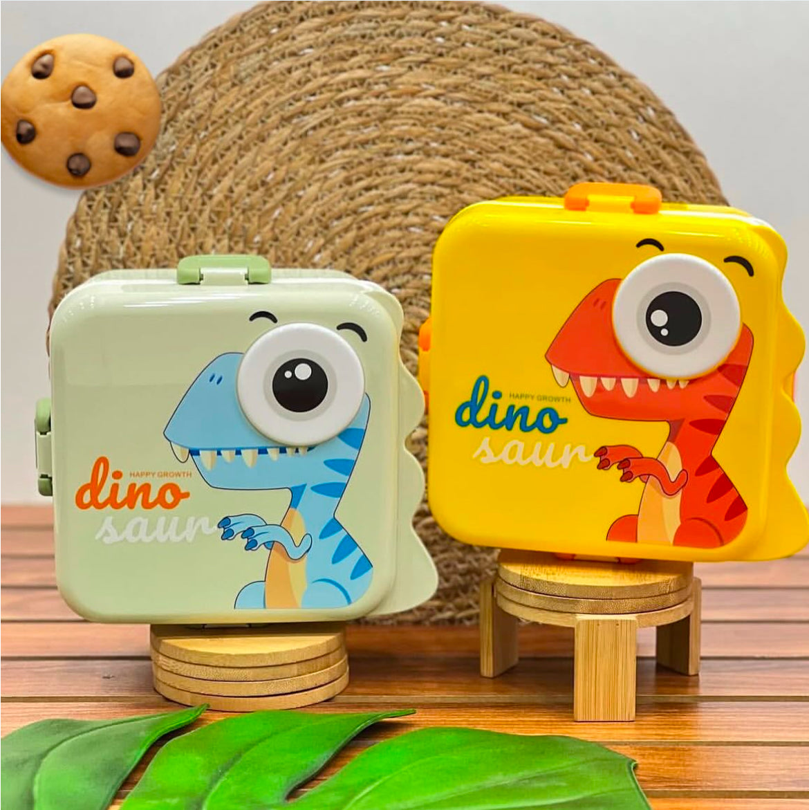 Dino Safari🦖 🐘 🦁 Carnival 🎪 Animal-Themed Bento Metal Lunchboxes Spill Free🔥