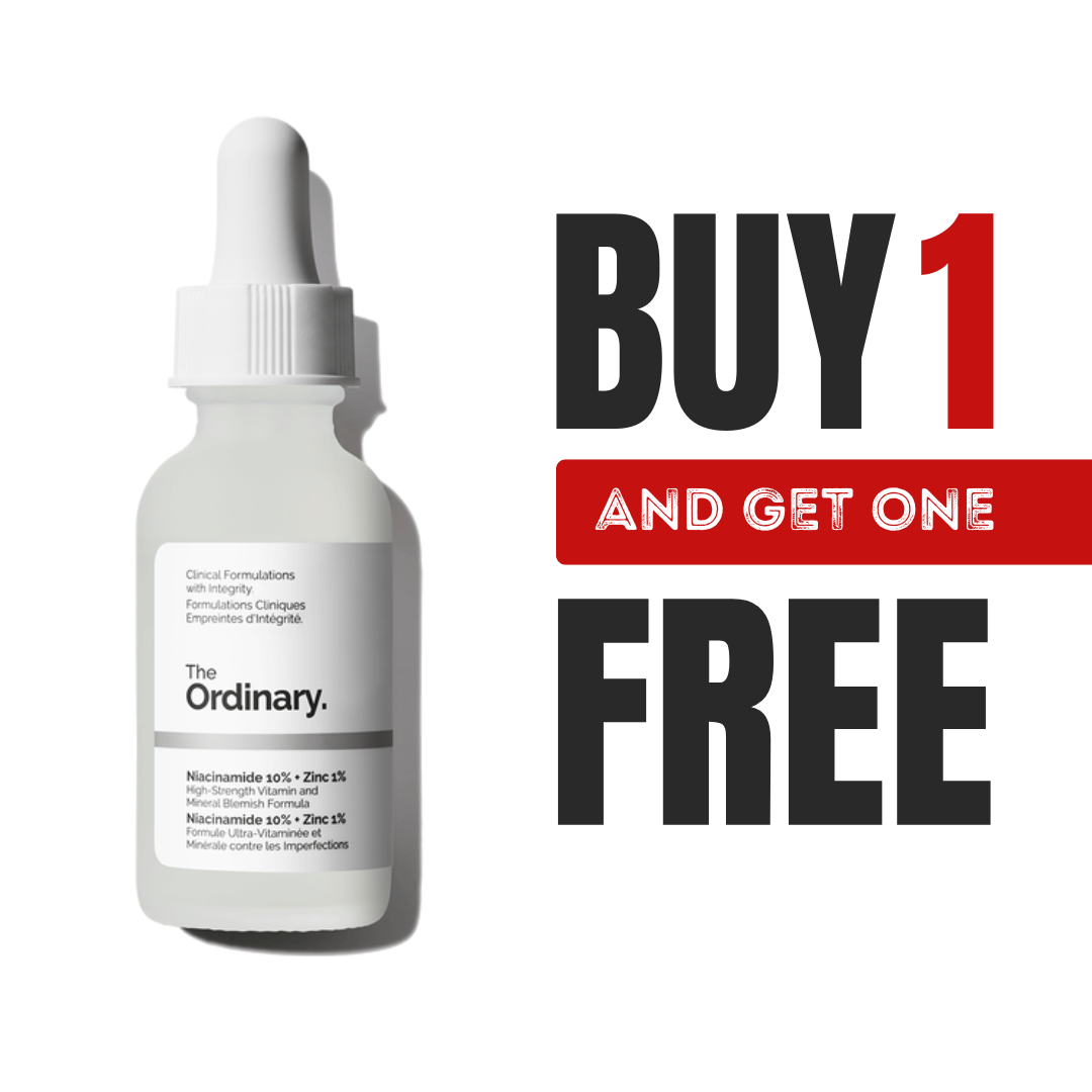 Buy 1 Get 1 The Ordinary Niacinamide 10% ZINC 1% Face Serum 30ML